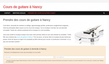 Cours de guitare Nancy, blog dédié à l’apprentissage de la guitare