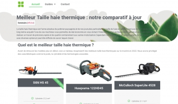 Guide d’achat et comparatif des tailles haie thermiques 