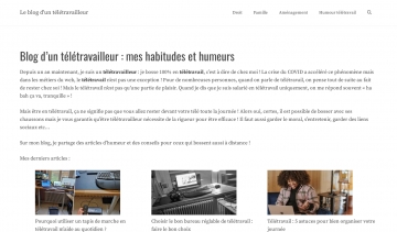 Teletravailleur.net : le blog d’un télétravailleur