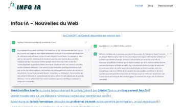 Site francophone d’actualité sur l’intelligence artificielle