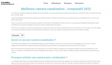 Caméra Canalisation, votre guide et comparatif sur les 5 meilleures caméras de canalisation