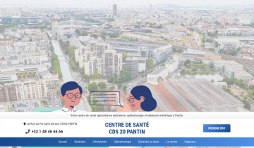 CDS 20 Pantin : centre de santé pour des soins dentaires et oculaires