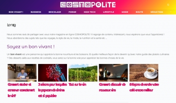 Cosmopolite, le blog qui fournit les meilleurs conseils et astuces 