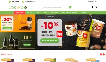 Etiket Bio, une boutique en ligne de vente des produits bio