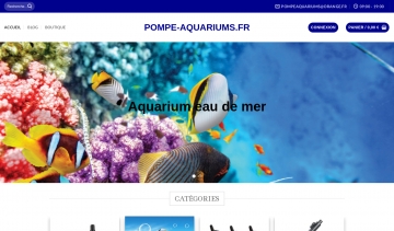 Pompe-aquariums.fr, votre boutique en ligne de pompe d'aquarium