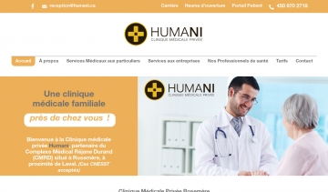 HUMANI, centre hospitalier privé de confiance à Rosemère