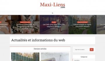 Maxi-liens.com, votre blog de l'actualité du web