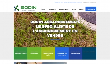 Bodin Assainissement, le spécialiste de l'assainissement en Vendée 