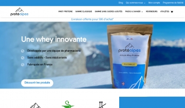 Protéalpes, la boutique de vente de la whey protéine de qualité