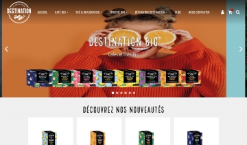 Destination Bio, votre fournisseur de thé bio et café bio