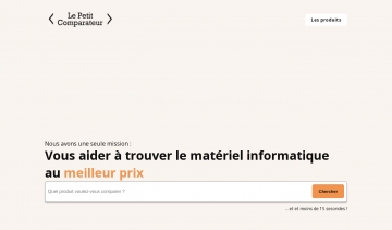 Trouvez le meilleur matériel informatique au meilleur prix