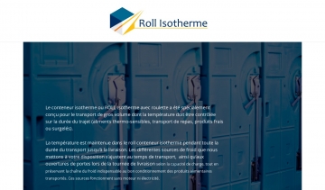 ROLL Isotherme, spécialiste en fabrication de rolls isothermes