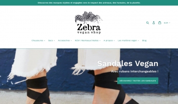 Zebra Vegan Shop, la boutique des vêtements et accessoires végans