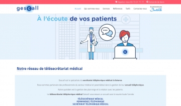Gescall : Leader du télésecrétariat médical à distance en France