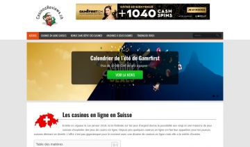 Casinos Review, Les casinos en ligne légalisés en Suisse 