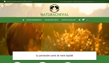 L’entreprise Naturas Cheval : le partenaire santé des chevaux