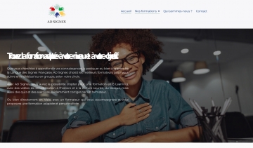 AD Signes : Votre centre de formation de la langue des signes