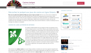 Casinos Jackpot : Votre guide complet sur les casinos en ligne