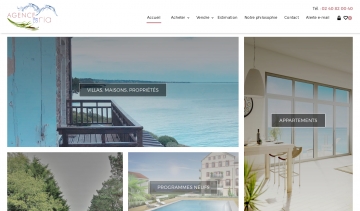Site de l'Agence de la Ria, agence immobilière à Pornic