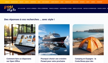 DymaStyle, le magazine 3.0 destiné  l'internaute malin