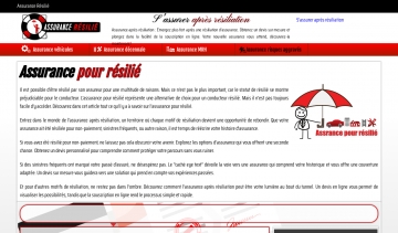 Assurance Résilié, informations importantes sur l'assurance automobile