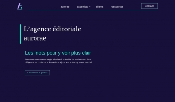 Aurorae, agence de rédaction Web & SEO en France