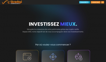 Stradoji, plateforme d’accès vers l’investissement crypto en France