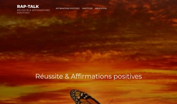 Rap-Talk, blog sur la réussite et les affirmations positives