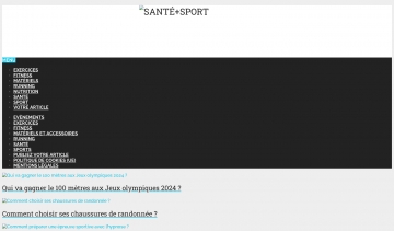 Santé Plus Sport : blog sur le sport et la santé