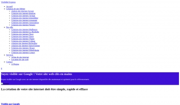 Visibilité Express, spécialiste en location et création de sites web