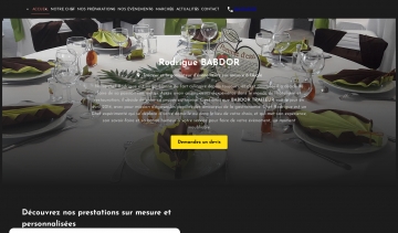 BABDOR Traiteur, votre traiteur et organisateur d’évènements sur mesure à l’Aigle 