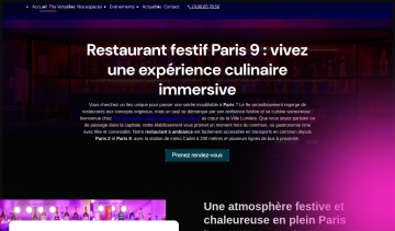 The Versailles, un restaurant festif exceptionnel à Paris 9