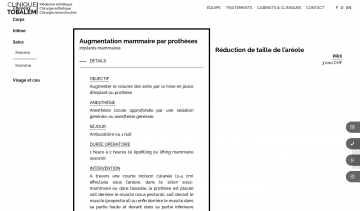 Augmentation mammaire par prothèses Genève