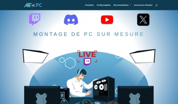 Art Of PC, service complet de PC sur mesure avec support client dédié
