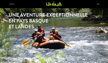 Uhina : un centre nautique spécialisé dans le rafting à Bidarray