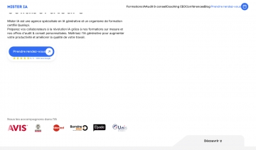 Agence de formation et consels en IA