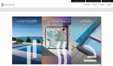 EuroPiscine, concepteur de piscines et d’abris, fabricant de spas