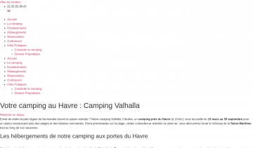 Camping Valhalla, un emplacement idéal pour explorer la côte d'Albâtre