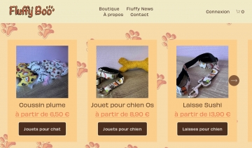 Fluffy Boo, spécialiste d'accessoires de promenade pour chien et chat