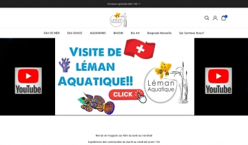 Léman Aquatique, boutique spécialisée en aquariophilie