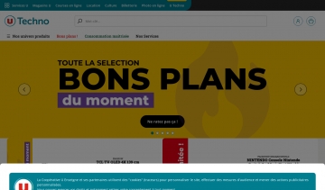 U techno : magasin en ligne d'électroménager, informatique et smartphone