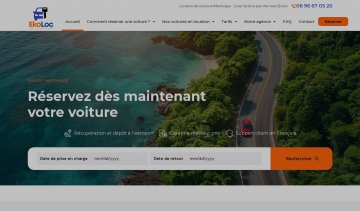 EKOLOC Martinique, location de voitures luxueuses à Ducos