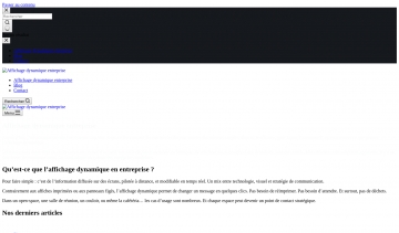 L'Affichage dynmaique : le blog pour tout savoir