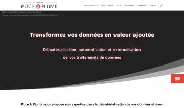 Puce & Plume : Dématérialisation, automatisatin et externalisation 