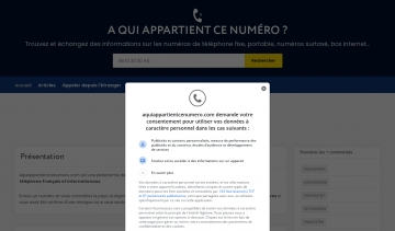 a qui appartient ce numéro