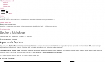 Sephora Mahdaoui Rédactrice Web
