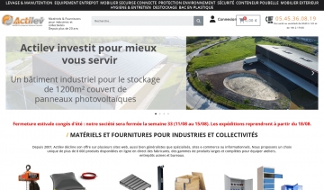 Actilev, fourniture de matériels industriels aux professionnels 