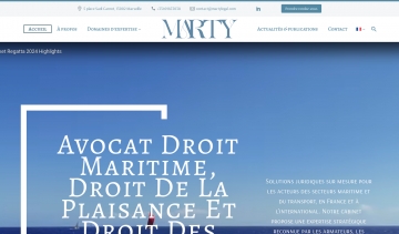 Marty Legal, une expertise reconnue en droit maritime