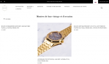 paris heures montres occasions rolex