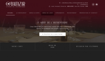 Restaurant O' Baltazar à Dossenheim-sur-Zinsel